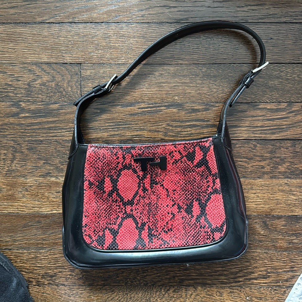 Tommy Hilfiger Red and Black purse
